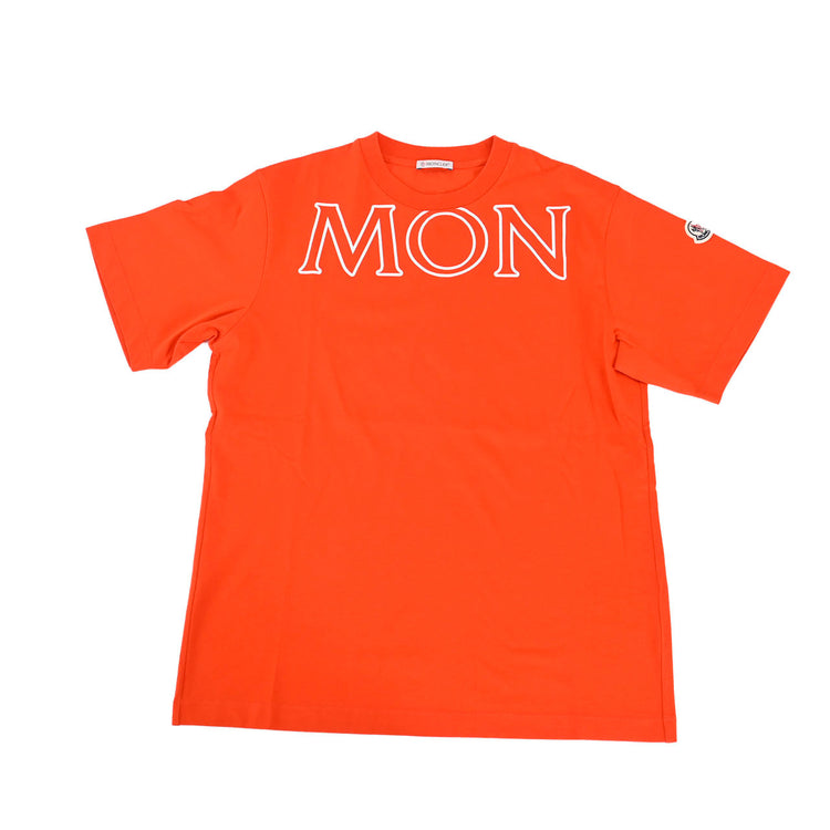 Moncler MONCLER 短袖 T 卹 8C000 22 829HP 365 橙色 2022AW 女裝 [促銷] 