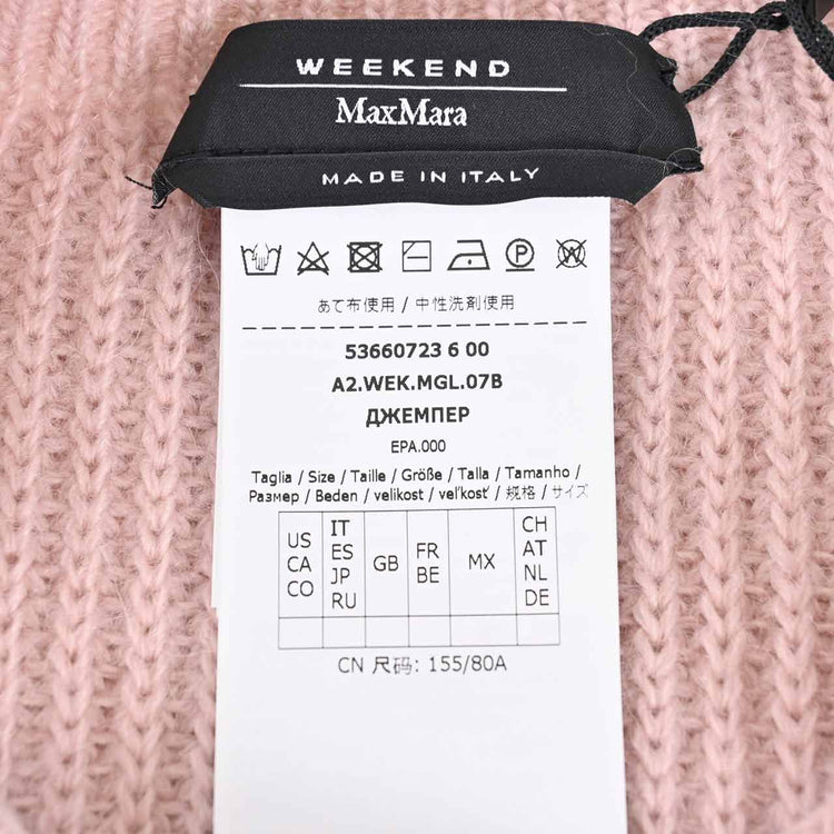 WEEKEND MAX MARA Sweater XENO 536607236 3 Pink 2022AW Women's 