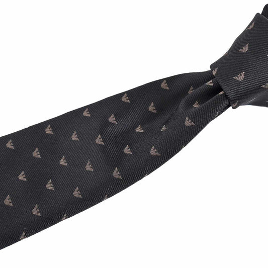 EMPORIO ARMANI Tie 10EA2A2R616 220 Black 2022AW Men's [SALE] 