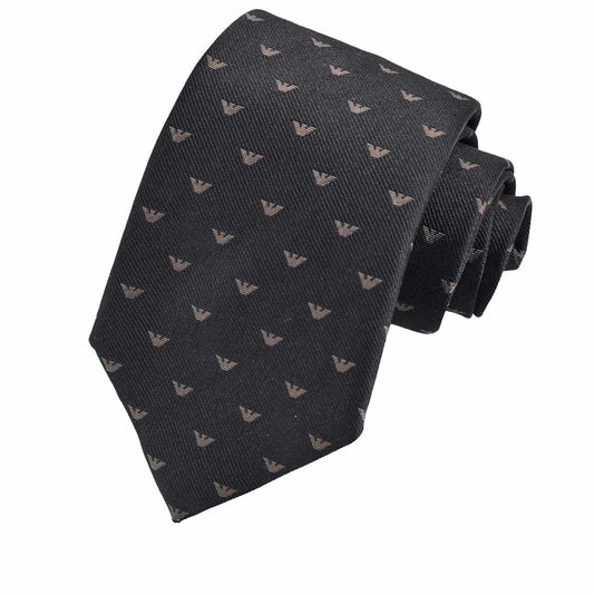 EMPORIO ARMANI Tie 10EA2A2R616 220 Black 2022AW Men's [SALE] 