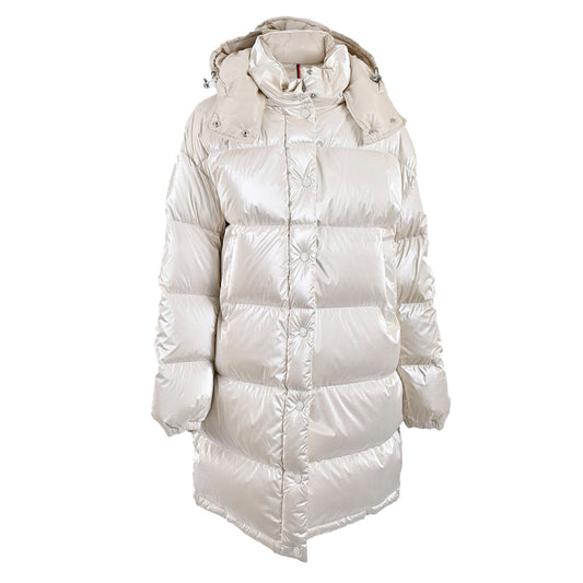 モンクレール MONCLER ロングコート 1C000 76 53A3H 034 ホワイト レディース 【ラスト1点 3サイズ】