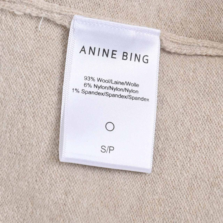 ANINE BING 開襟衫 A-09-3258 150 米色 2022AW 女裝