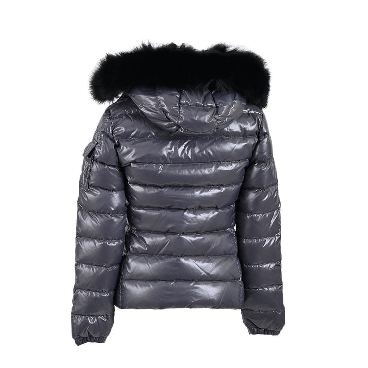 モンクレール MONCLER ダウンジャケット BADYFUR 906 4685825 68950 グレー レディース