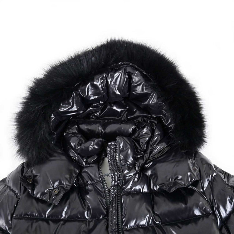 モンクレール MONCLER ダウンジャケット BADYFUR D2 093 4685825 68950 999 ブラック 2022AW レディース