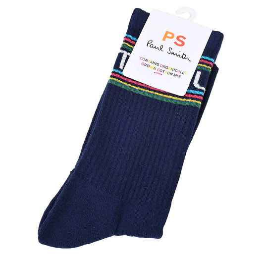 PS Paul Smith 襪子 SOCK LOGO BIG M2A400MOAF659 47 海軍藍 2022 秋冬 男士 [特價] 