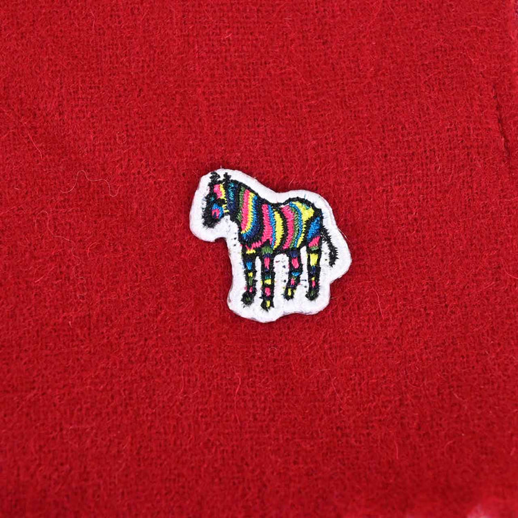 PS Paul Smith MEN SCARF PS ZEBRA M2A150KJZEBRA 25 Red 2022 Autumn/Winter Men's [SALE] 