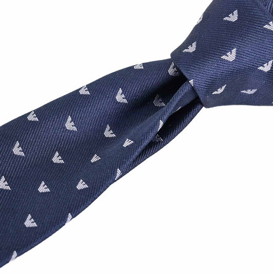 EMPORIO ARMANI Tie 2R642 00135 Navy 2022AW Men's 