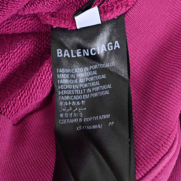 バレンシアガ BALENCIAGA パーカー 578135 TKVI9 5282 ピンク 2022AW レディース