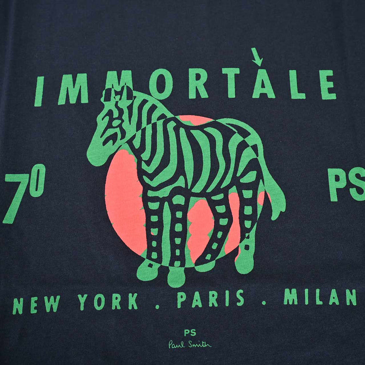 ピーエス　ポール・スミス PS Paul Smith Tシャツ M2R 010R JP3431 49 ネイビー 2022AW メンズ 【SALE】