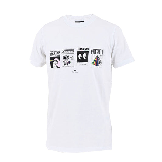 PS Paul Smith T-shirt M2R 010R JP3434 01 White 2022AW Men's [SALE] 