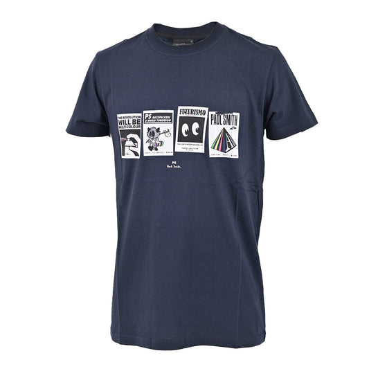 PS Paul Smith T-shirt M2R 010R JP3434 49 Navy 2022AW Men's [SALE] 