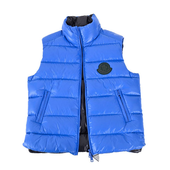 モンクレール MONCLER ダウンベスト Parke 1A00046 M2648 P69 ブルー 2023SS メンズ