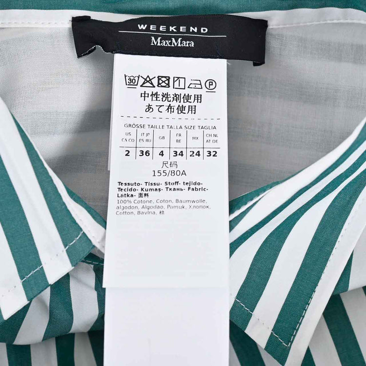 ウィークエンド マックスマーラ WEEKEND MAX MARA ワンピース PANTONE 522120316 47 グリーン 2023SS レディース 【SALE】