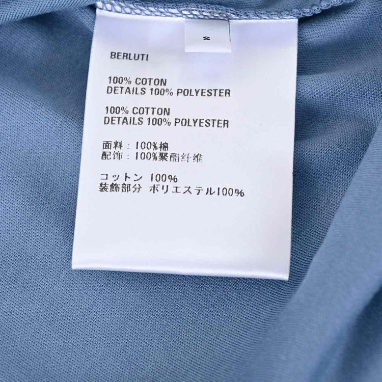 BERLUTI T-shirt R24JRS96 002 668 Blue 2023SS Men's [SALE] 