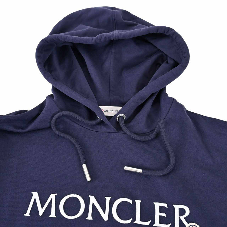 モンクレール MONCLER パーカー 8G000 16 899TR 76H ブルー 2023SS レディース 【ラスト1点 XLサイズ】