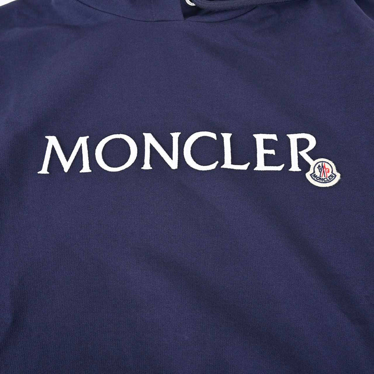 モンクレール MONCLER パーカー 8G000 16 899TR 76H ブルー 2023SS レディース 【ラスト1点 XLサイズ】