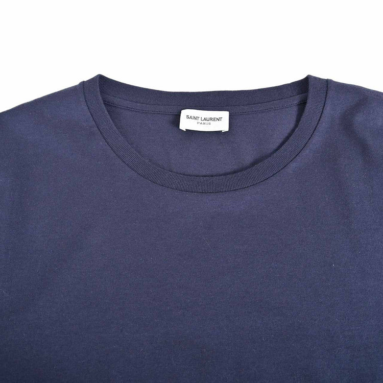 Saint Laurent T-shirt 663278 Y37AW4145 Navy 2023SS Men's [SALE] 