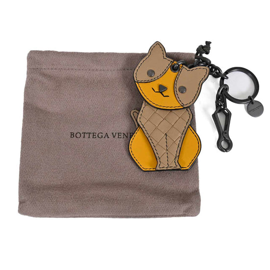 ボッテガ ヴェネタ BOTTEGA VENETA キーリング 猫 523450 V005X 8628