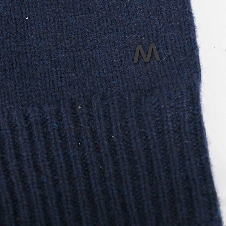 WEEKEND MAX MARA Gloves LEA 556603346 12 Navy 2023AW Women's 