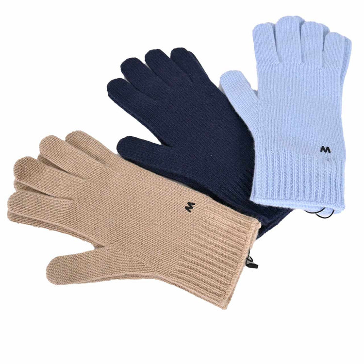 WEEKEND MAX MARA Gloves LEA 556603346 12 Navy 2023AW Women's 