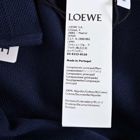 ロエベ LOEWE ポロシャツ ANAGRAM POLO H526Y26J07 5440 ネイビー