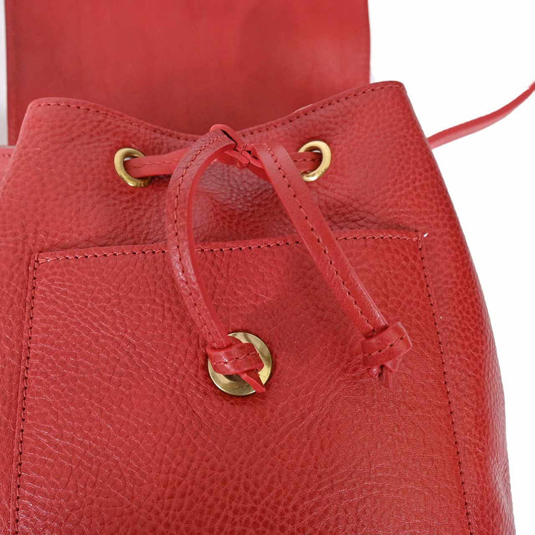 IL BISONTE Backpack BBA075 PV0001 361 Red 2023AW Women's 