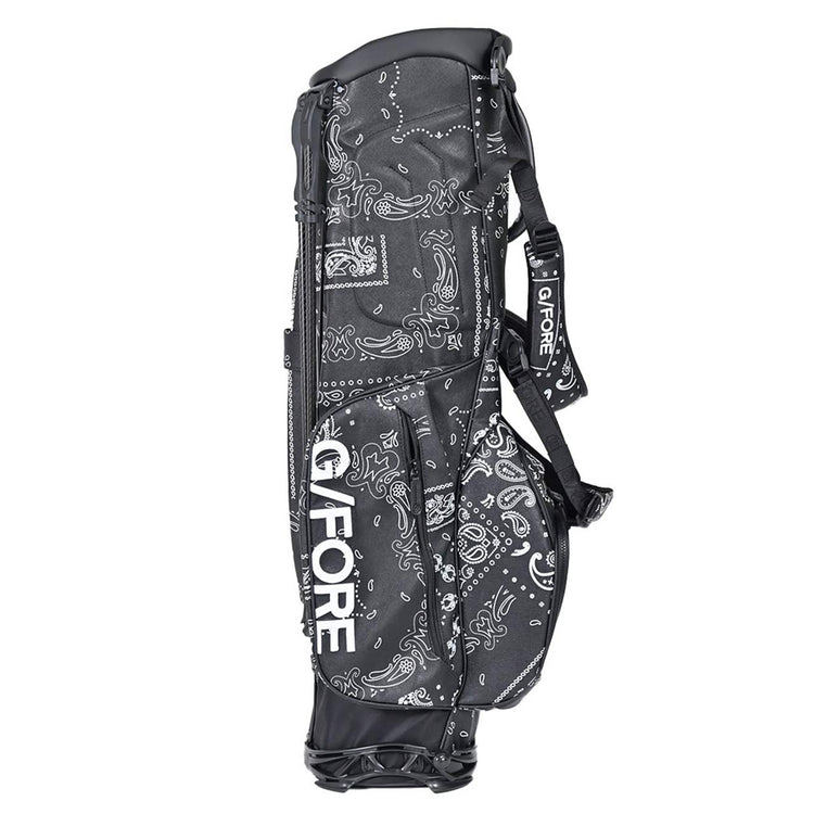 G FORE Golf Bag BANDANA KILLER LUXE G4AS23A23 ONYX Black 2023AW Men's [SALE] 