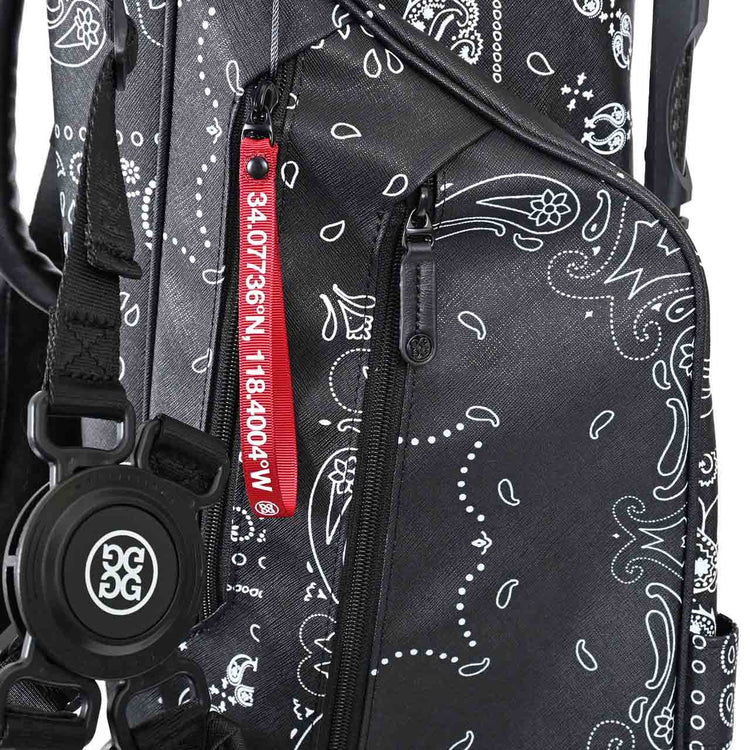 G FORE Golf Bag BANDANA KILLER LUXE G4AS23A23 ONYX Black 2023AW Men's [SALE] 