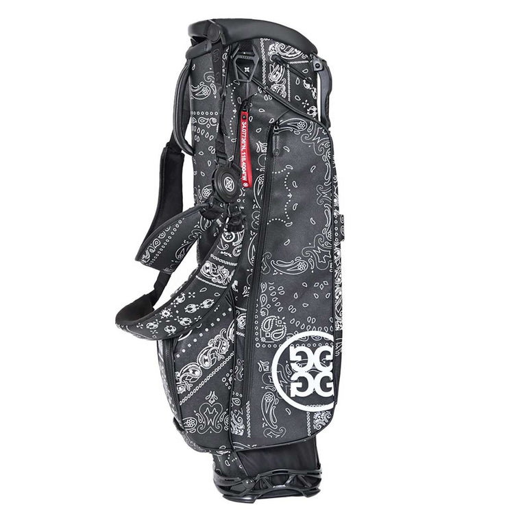 G FORE Golf Bag BANDANA KILLER LUXE G4AS23A23 ONYX Black 2023AW Men's [SALE] 