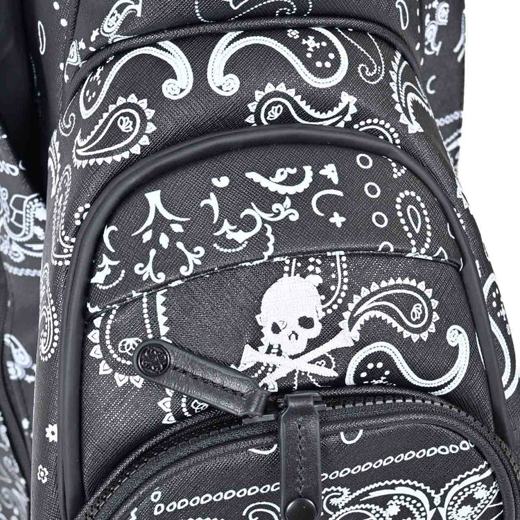 G FORE Golf Bag BANDANA KILLER LUXE G4AS23A23 ONYX Black 2023AW Men's [SALE] 