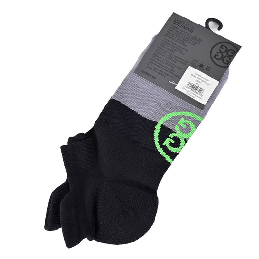 G FORE Socks TWO-TONE LOW SOCK G4MS23A25LOW ONYX Black 2023AW Men's [SALE] 