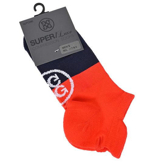 G FORE Socks TWO-TONE LOW SOCK G4MS23A25LOW POPPY Red 2023AW Men's [SALE] 