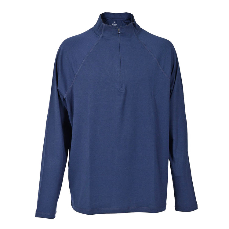 G FORE Tops LUXE QUARTER ZIP G4MA23K123 TWILIGHT Navy 2023AW Men's [SALE] 