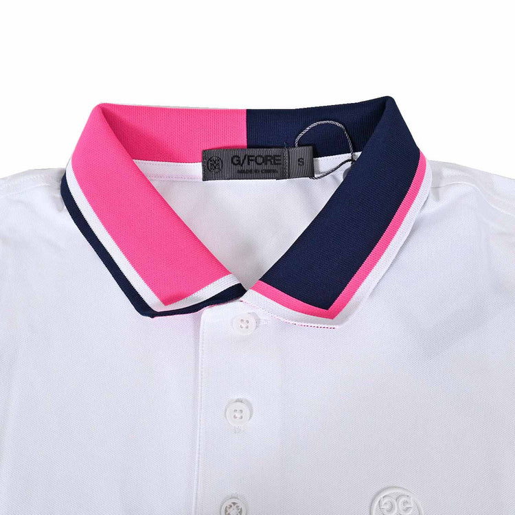 G FORE Polo Shirt TECH PIQUÉ TAILORED G4MF23K303 SNOW White 2023AW Men's [SALE] 