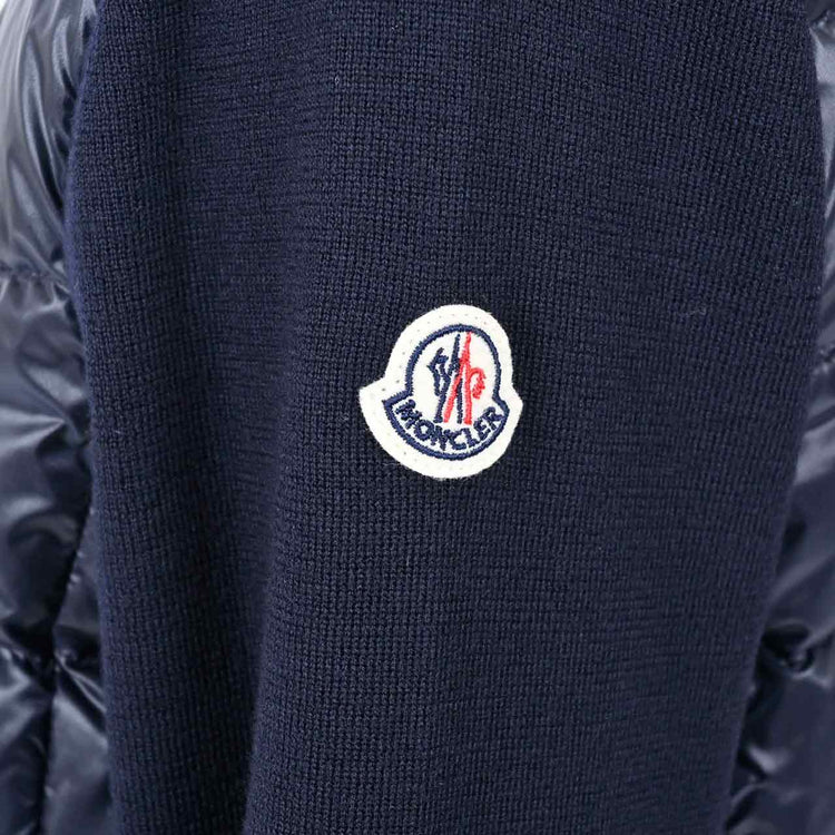 モンクレール MONCLER カーディガン 9B000 12 M1131 778 ネイビー 2023AW レディース 【SALE】