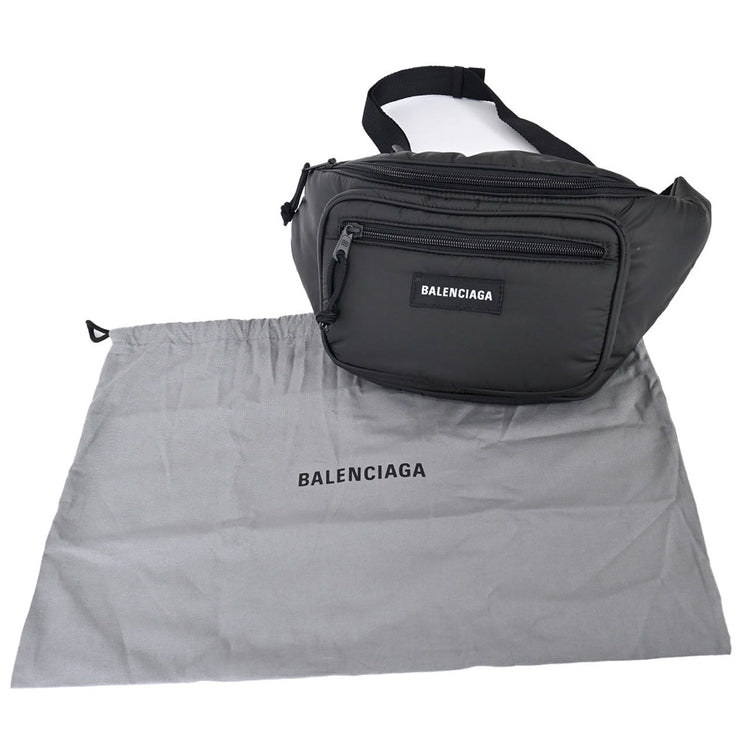 BALENCIAGA◇ウエストバッグ/ナイロン/BLK/482389・1000・Y・527277