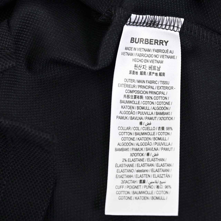 Burberry Polo Shirt 8083154 EX 8039265 Black Autumn/Winter Men's 