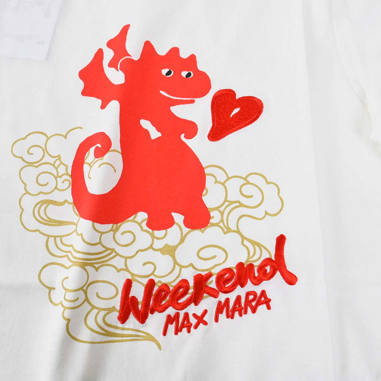 ウィークエンド マックスマーラ WEEKEND MAXMARA Tシャツ CINEMA 59710616 004 レッド 2024年春夏新作 2024SS レディース