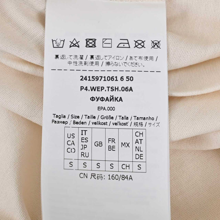 ウィークエンド マックスマーラ WEEKEND MAXMARA Tシャツ CINEMA 59710616 003 イエロー 2024年春夏新作 2024SS レディース