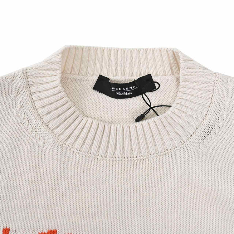 WEEKEND MAXMARA Sweater GALLURA 53612216 010 Cream 2024SS Women's 