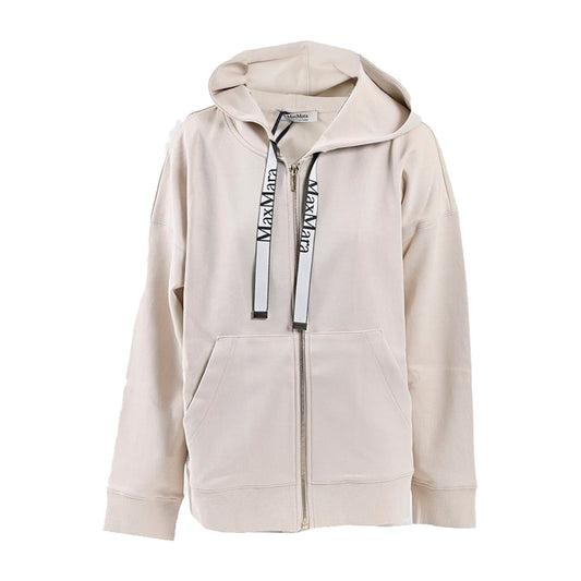 S MAX MARA zip-up hoodie JOICE 24199110116 001 beige 2024SS women's 