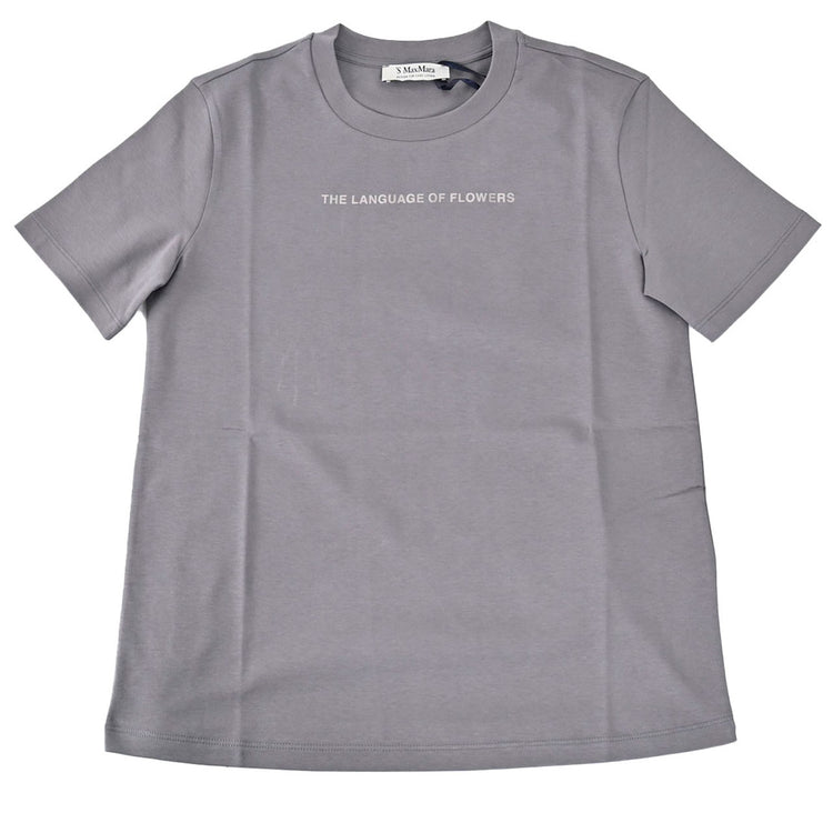 エス マックスマーラ S MAX MARA Tシャツ QUIETO 24199710116 012 グレー 2024年春夏新作 2024SS レディース