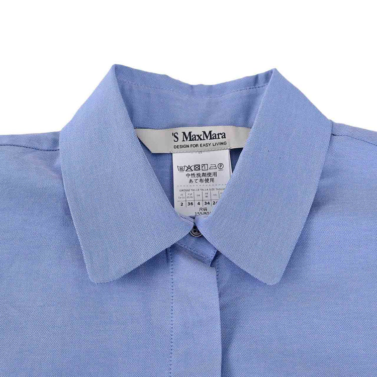 S MAX MARA Casual Shirt LODOLA 24191110916 001 Blue 2024SS Women's