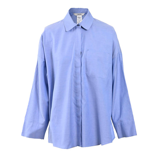 S MAX MARA Casual Shirt LODOLA 24191110916 001 Blue 2024SS Women's