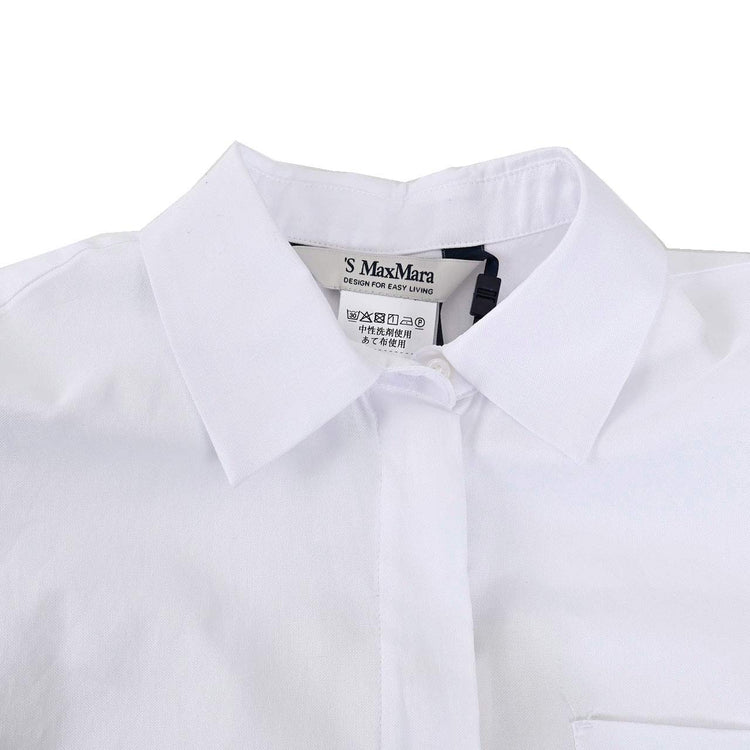 S MAX MARA Casual Shirt LODOLA 24191110916 002 White 2024SS Women's 