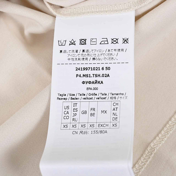 エス マックスマーラ S MAX MARA Tシャツ SAX 24199710216 016 ベージュ 2024年春夏新作 2024SS レディース