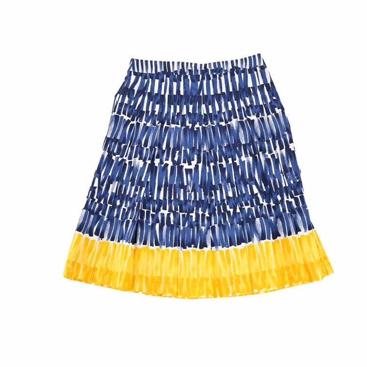 Max Mara Weekend Pleated Skirt MAXMARA WEEKEND Blue RIMA 51011157 