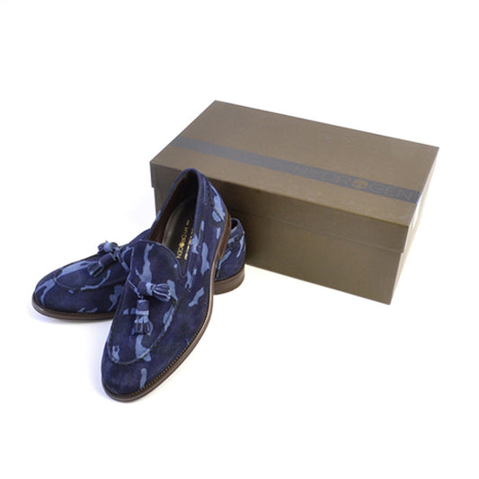 Hydrogen Moccasins HYDROGEN Blue 18H000 