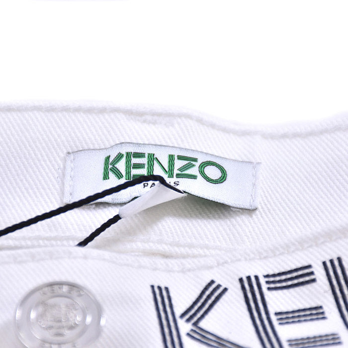 ケンゾー KENZO パンツ F752PA2506EH 01 ホワイト レディース 【ラスト1点 38サイズ】