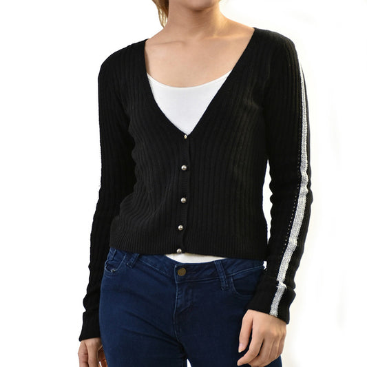 PATRIZIA PEPE Cashmere Blend Cardigan PATRIZIA PEPE Black 8M0527 A255K103 [SALE] 